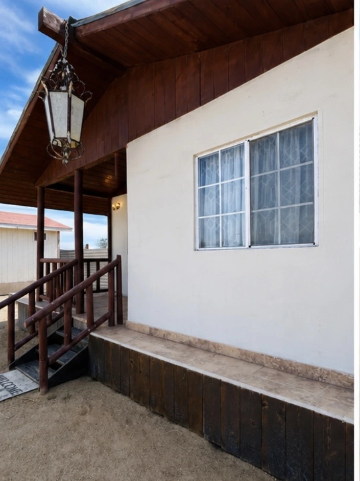 Rustic Cabin Exterior in Valle de Guadalupe